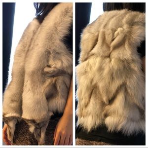 Real fox fur coat.
